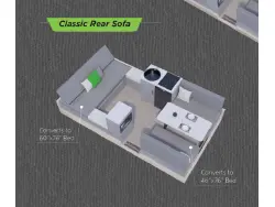 2026 Aliner Aliner CLASSIC - REAR SOFA