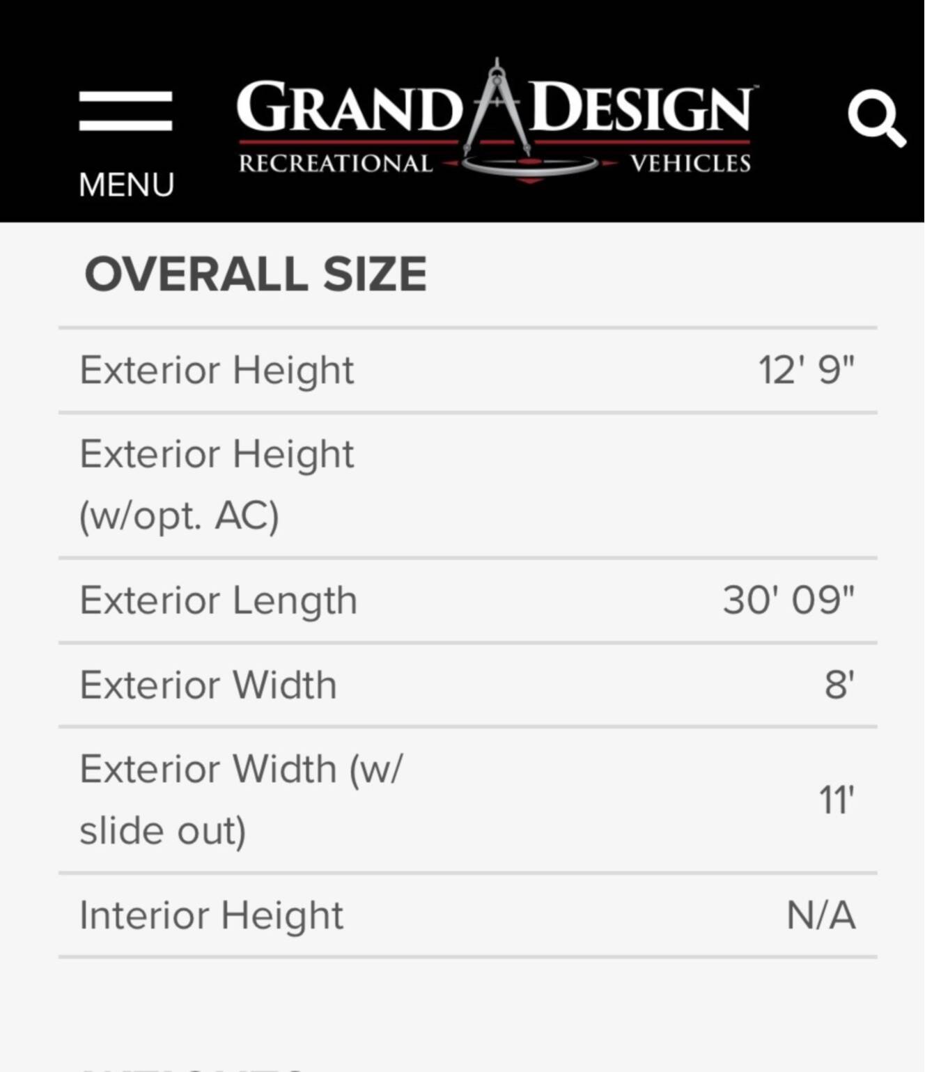 A photo of this 2024 Grand Design REFLECTION 150 SERIES 260RD