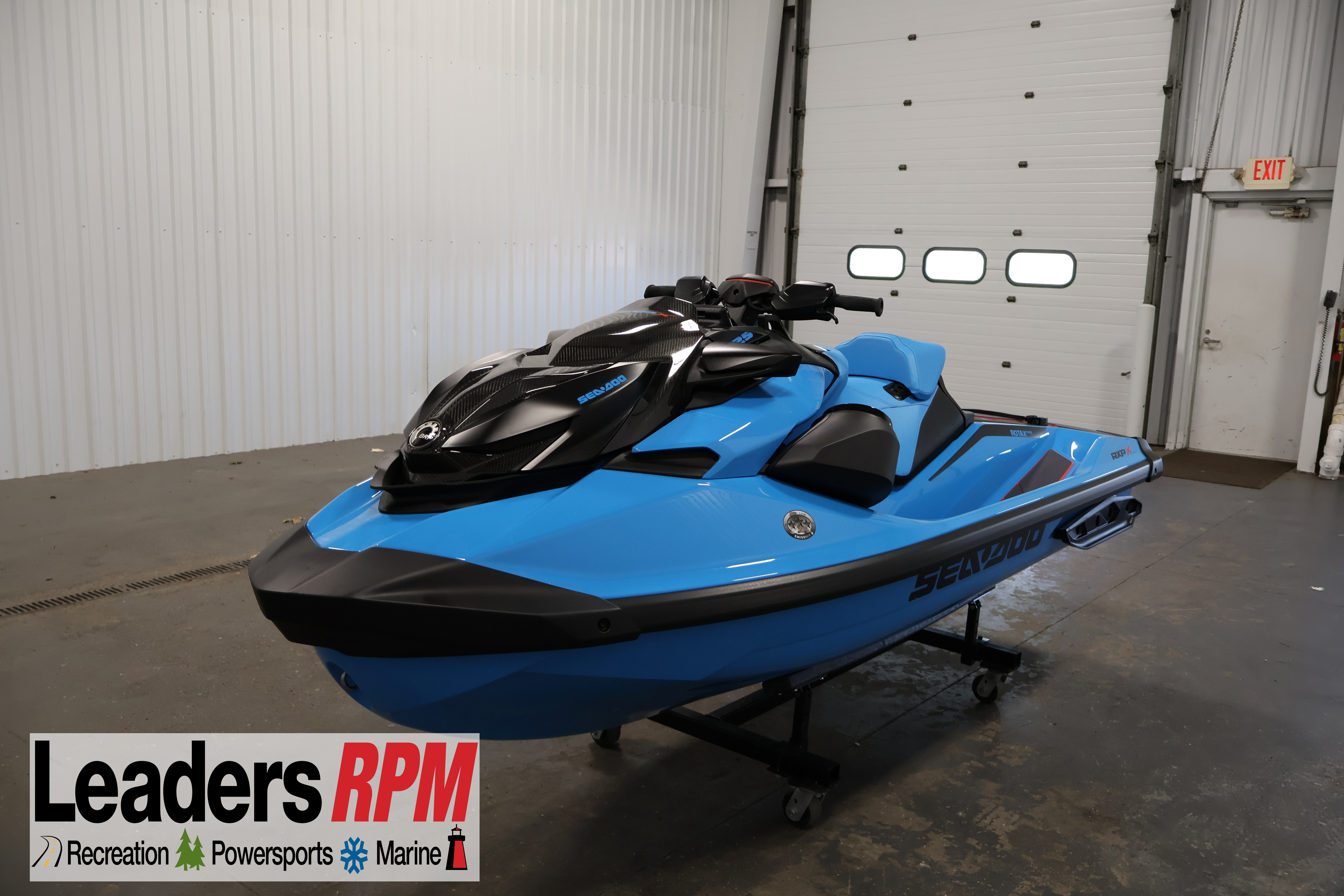 2026 Sea-Doo RXP-X 325 Tech, BRP Premium A, iBR Gulfstream Blue P in kalamazoo MI