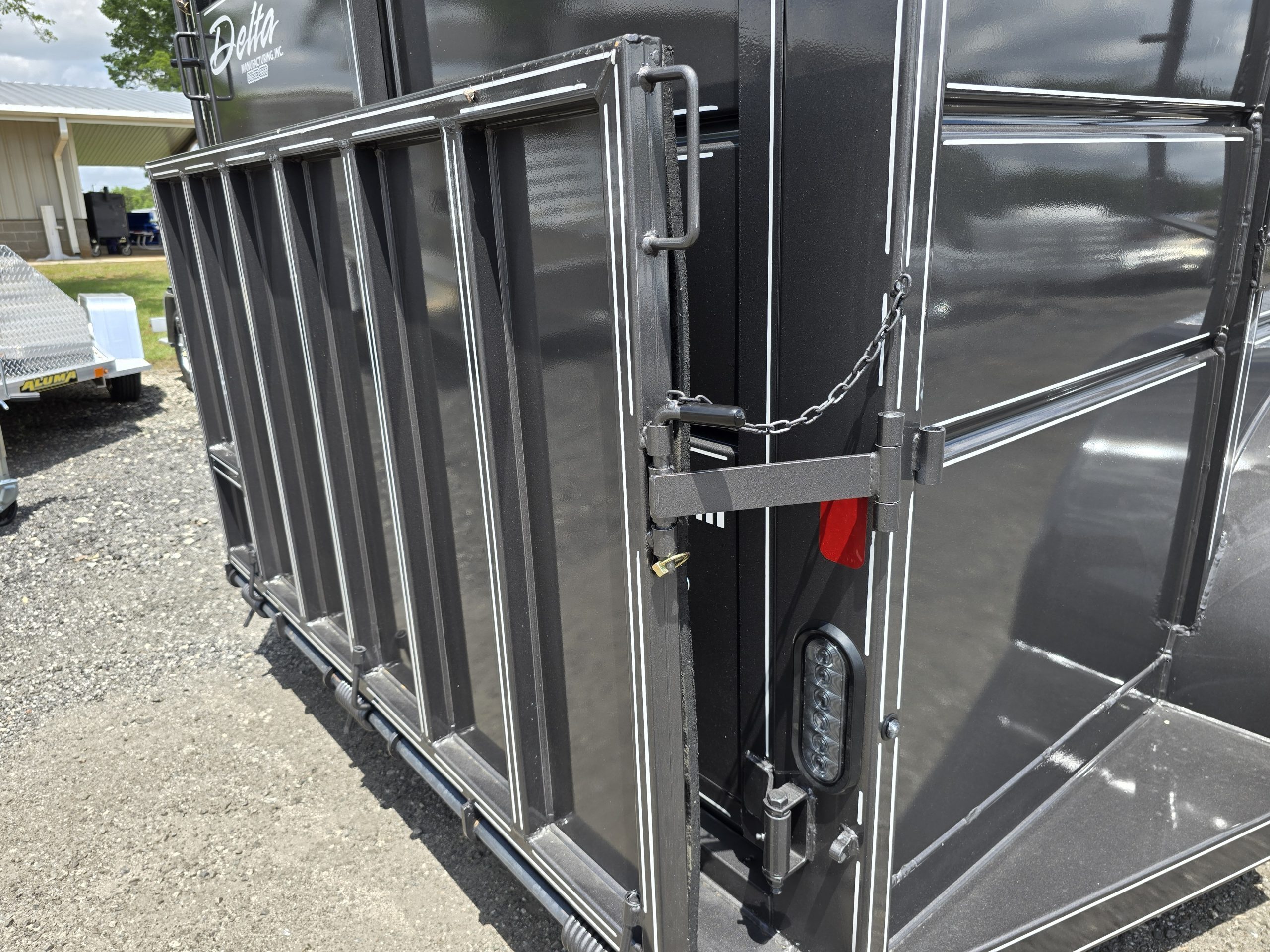 New 2026 Deltatrailers 500ES Livestock Trailer With Swing Door And Ramp ...