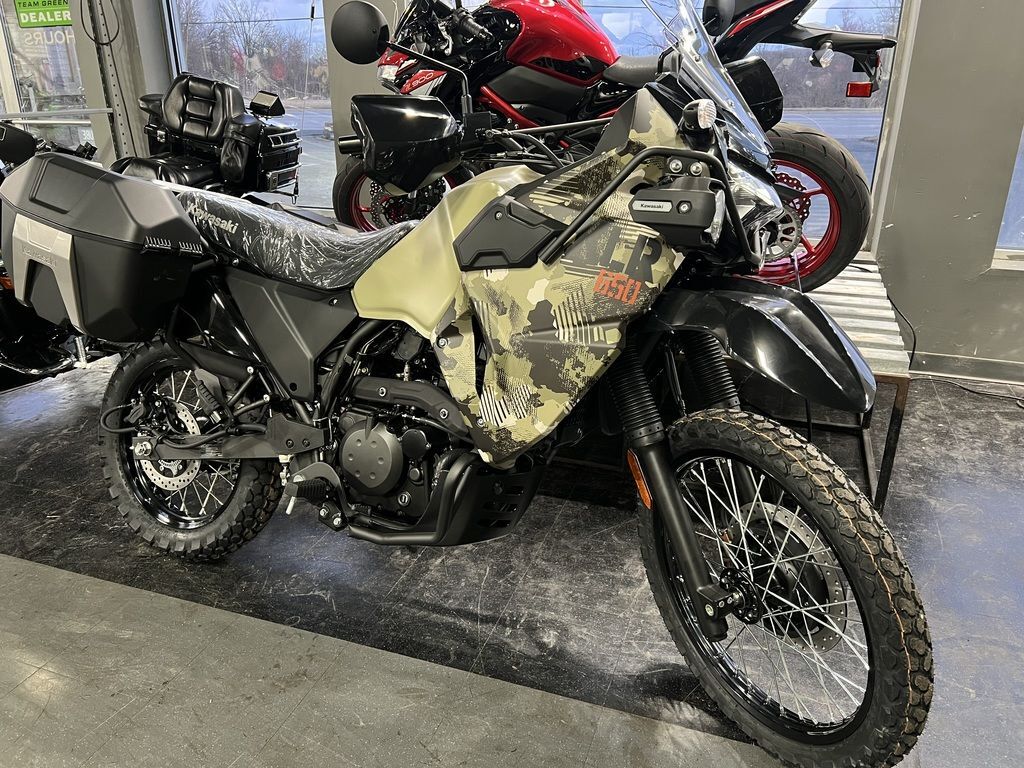 2025 Kawasaki KLR®650 Adventure ABS Cypher Camo Beige 650 ADVENTURE in Crete, IL