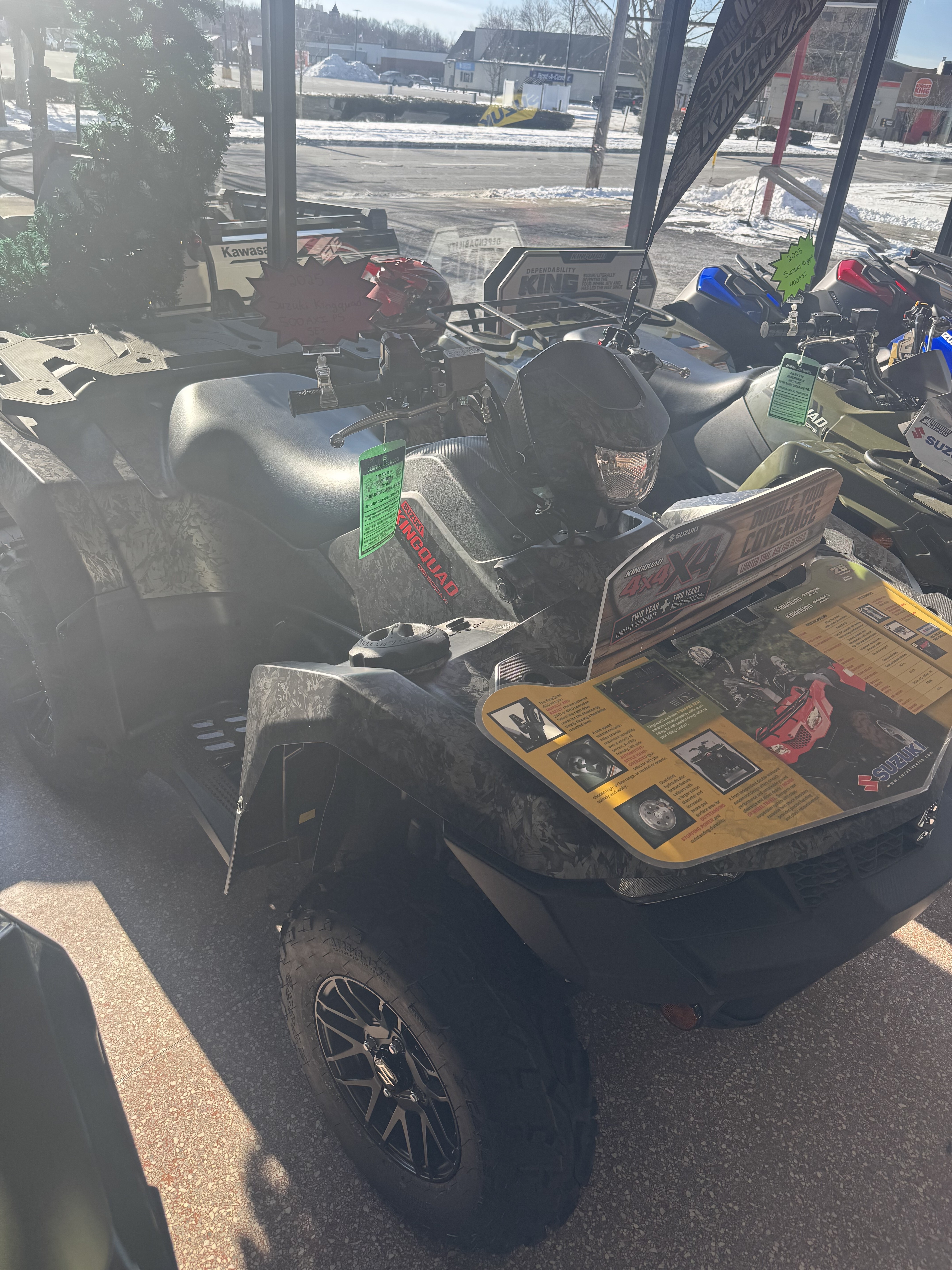 2025 Suzuki KingQuad 500AXi Power Steering SE+ in woonsocket RI