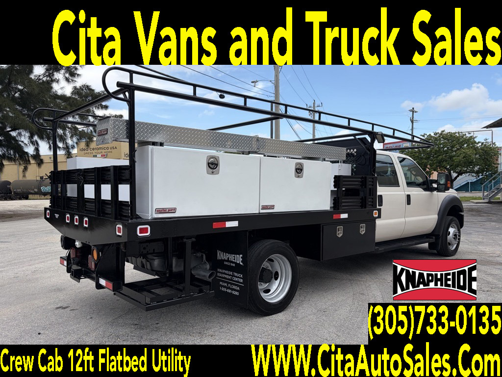2015 FORD F550 SD CREW CAB 12 FT FLATBED in Miami, FL