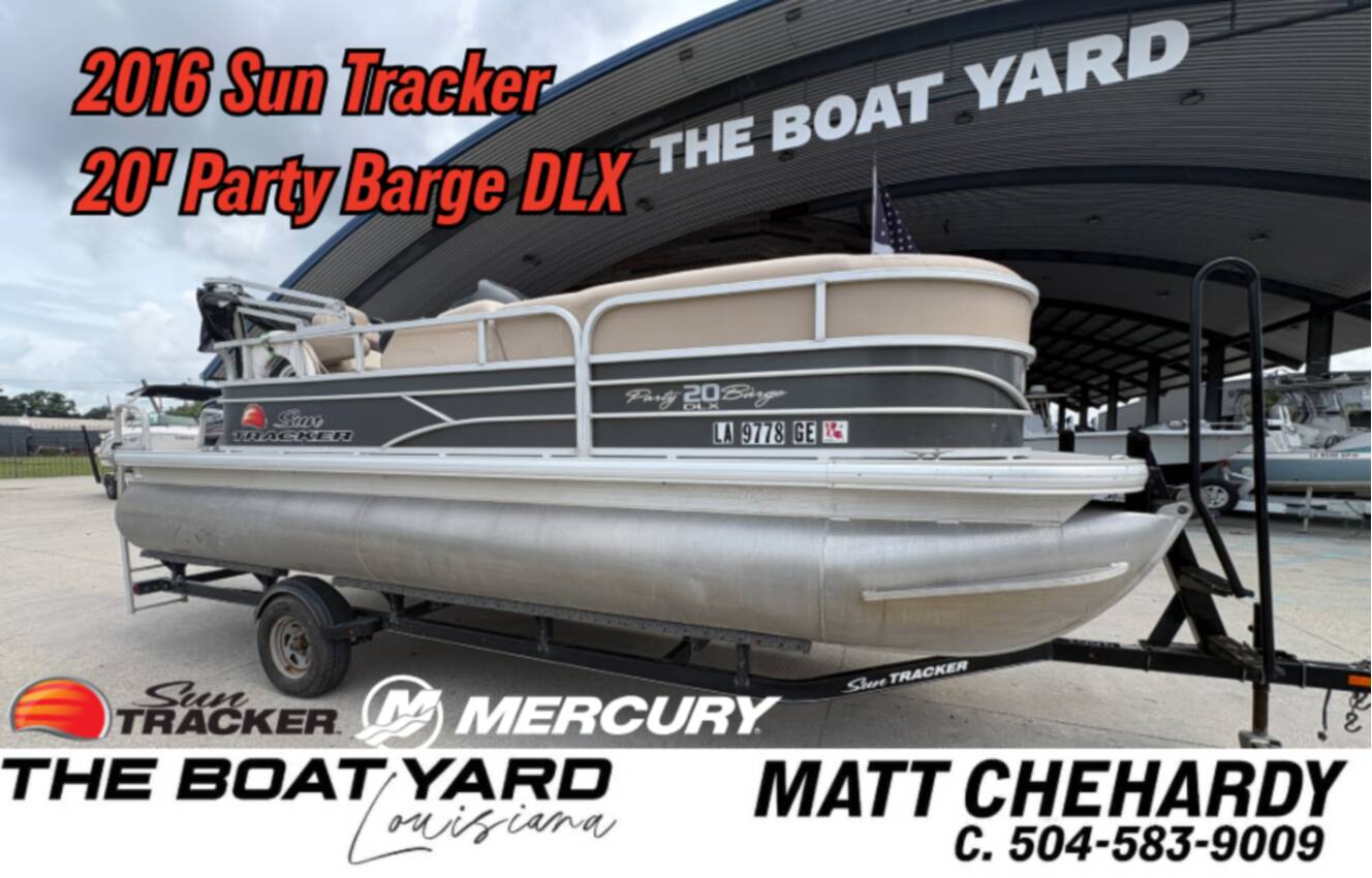 A photo of this 2016 Sun Tracker Party Barge 20 DLX