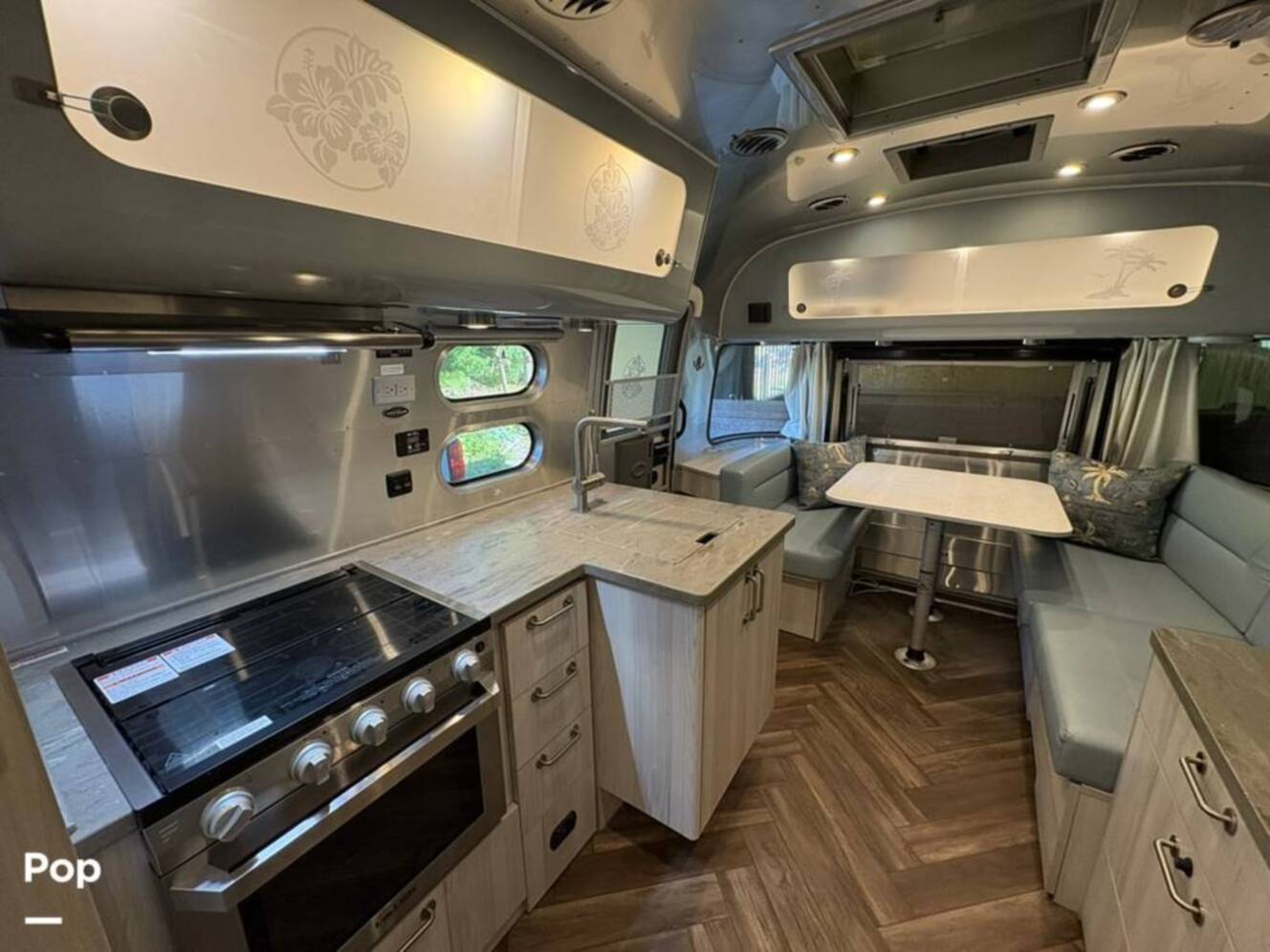 A photo of this 2021 Airstream International 25FB Twin Rear Hatch