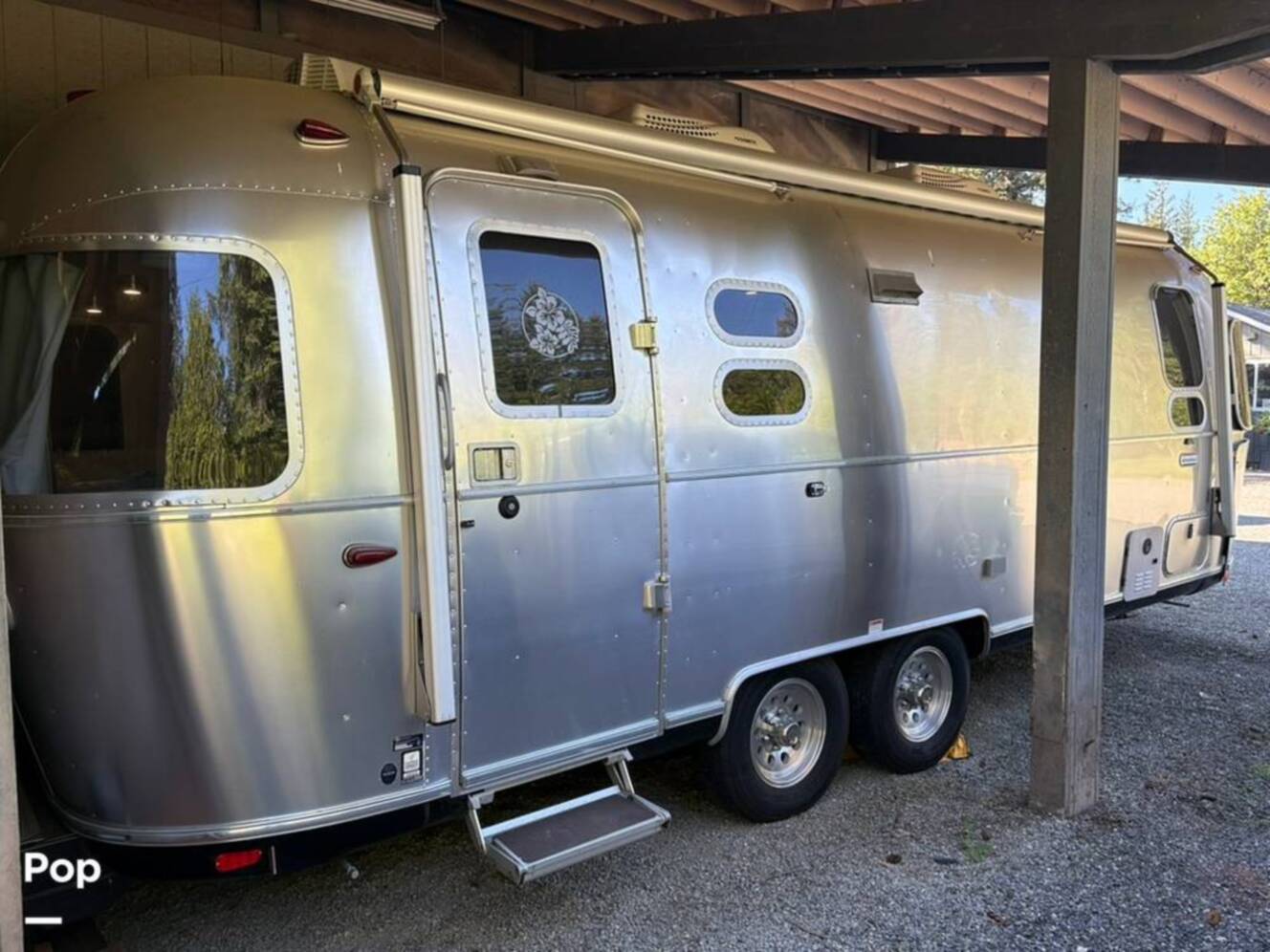 A photo of this 2021 Airstream International 25FB Twin Rear Hatch
