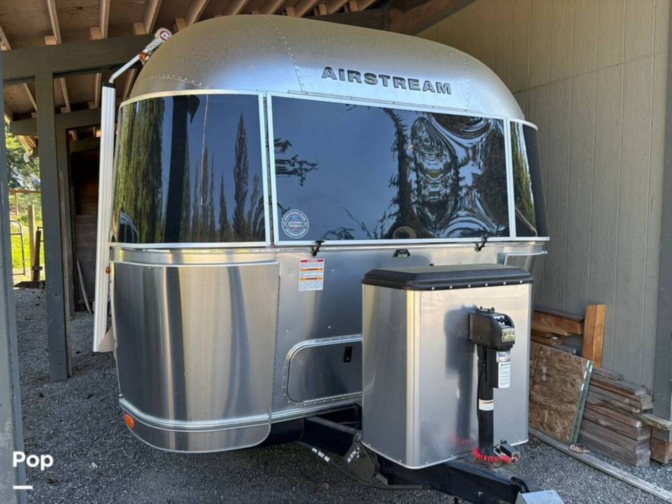 A photo of this 2021 Airstream International 25FB Twin Rear Hatch