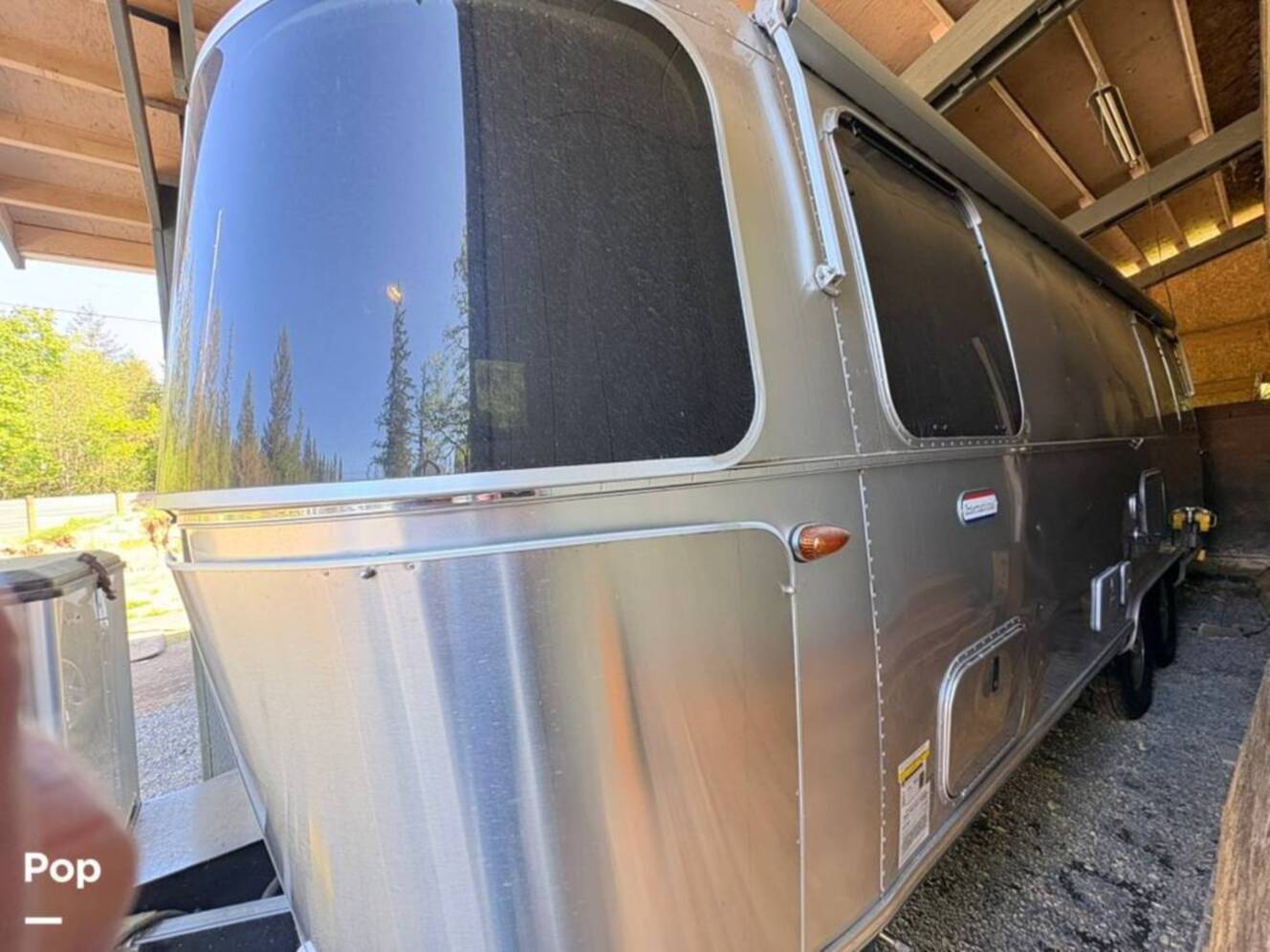 A photo of this 2021 Airstream International 25FB Twin Rear Hatch