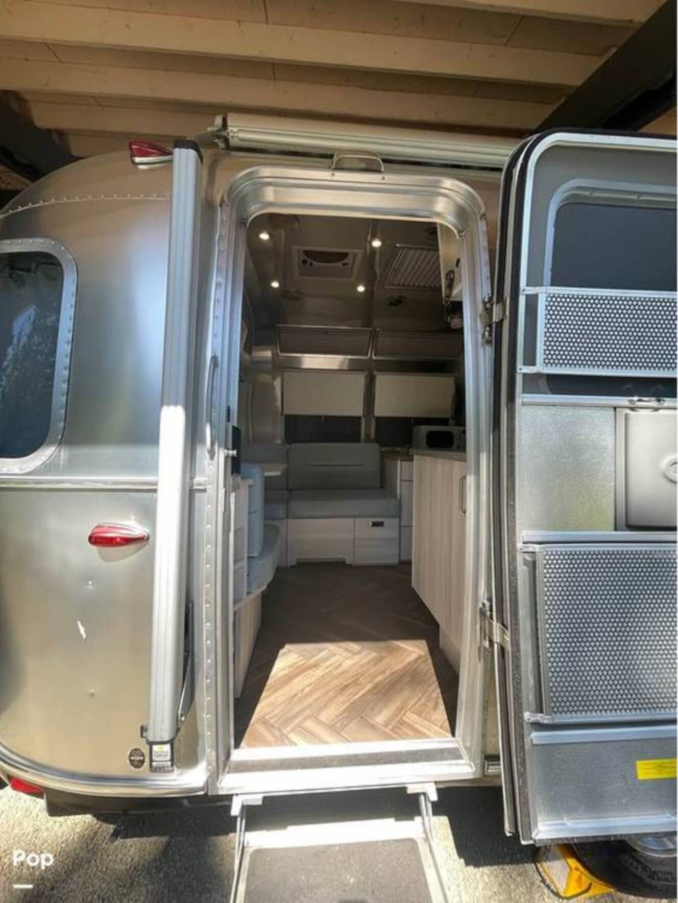 A photo of this 2021 Airstream International 25FB Twin Rear Hatch