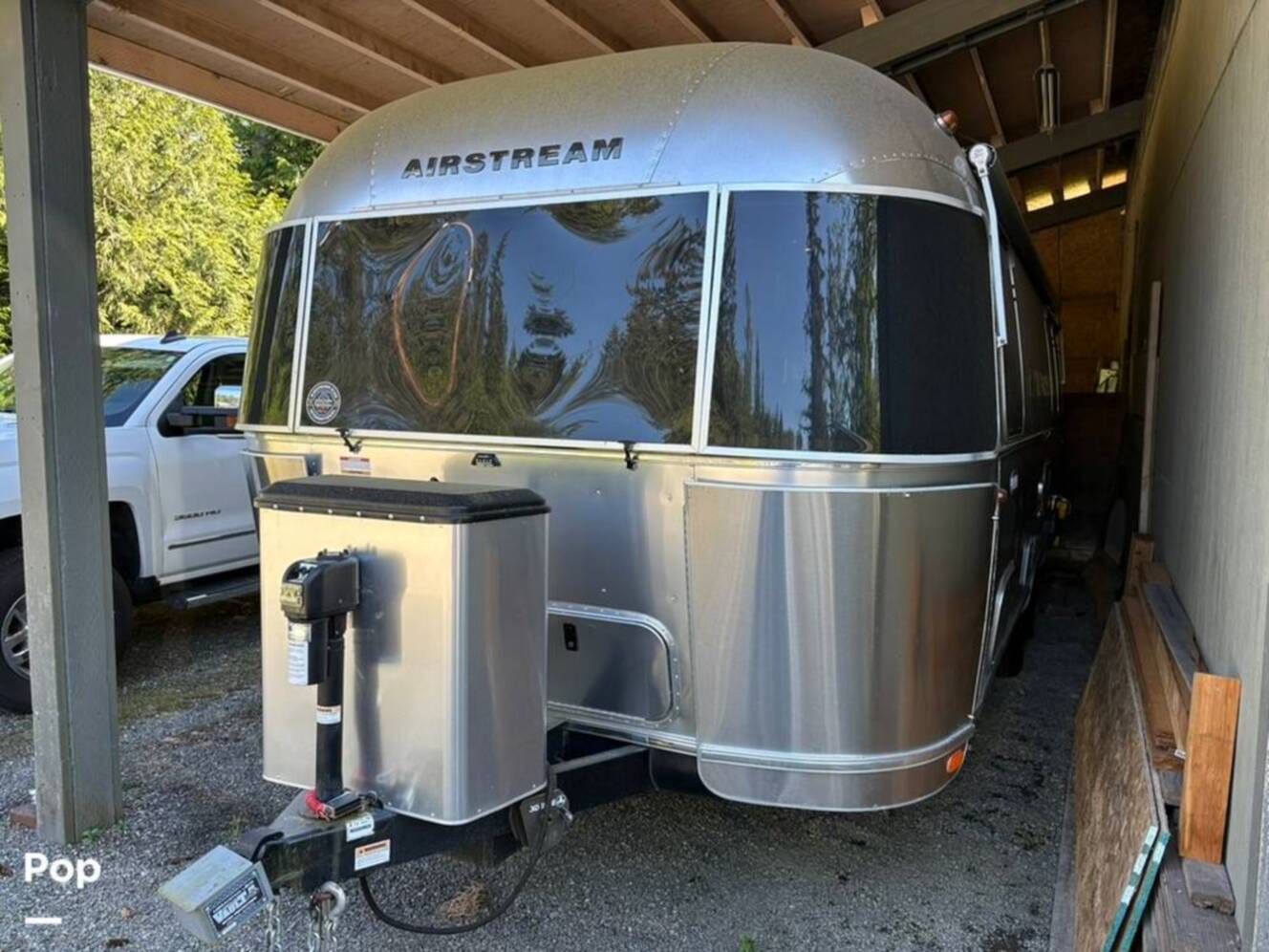 A photo of this 2021 Airstream International 25FB Twin Rear Hatch