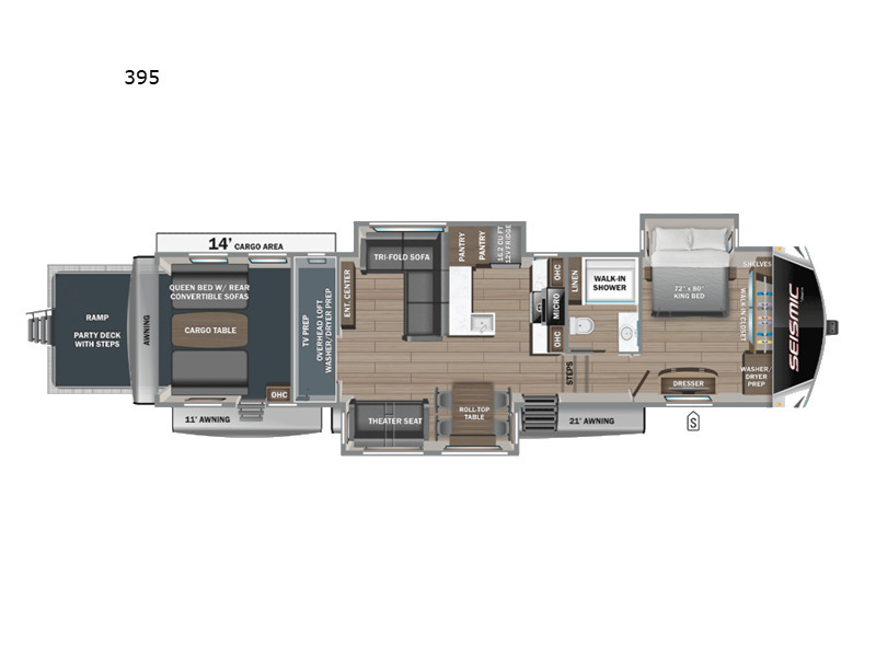 A photo of this 2026 Jayco Seismic 395
