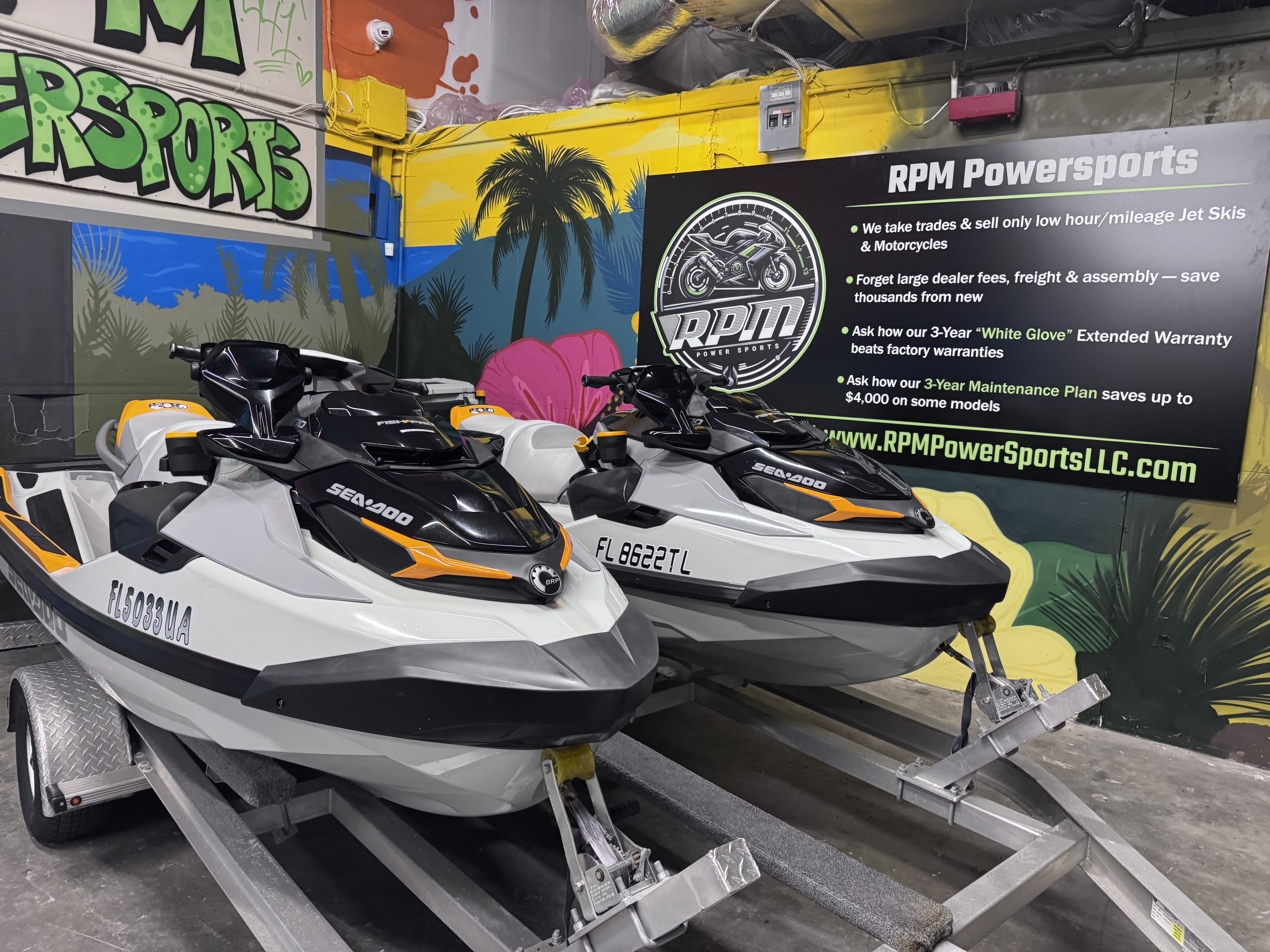 2022 Sea-Doo Fish Pro Trophys Pair or Single 25hrs Trailer Warranty 170 in Sarsota, FL