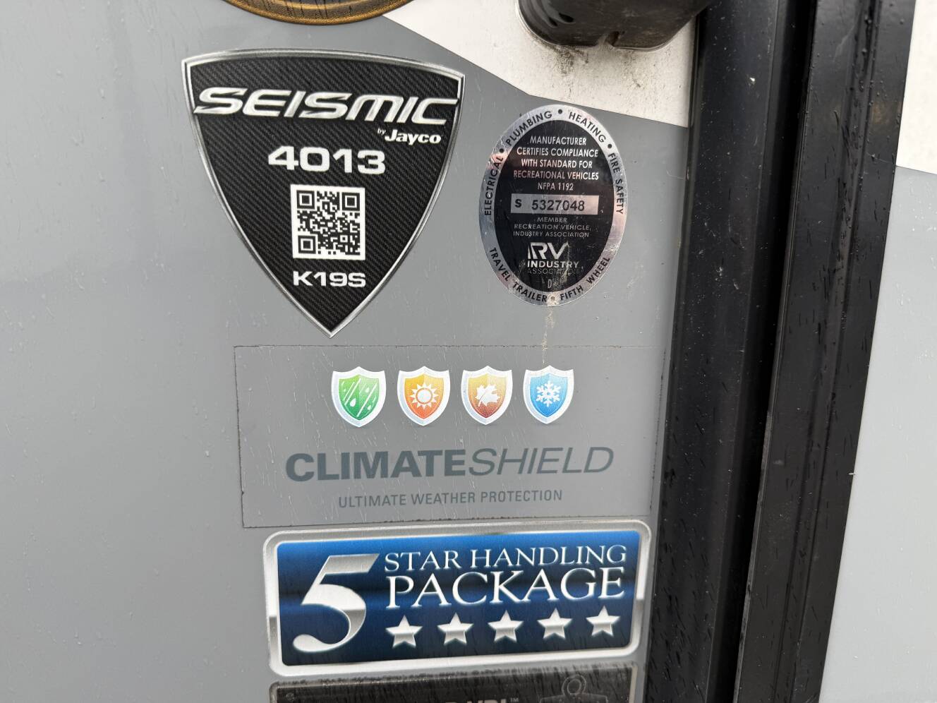 A photo of this 2019 Jayco SEISMIC 4013