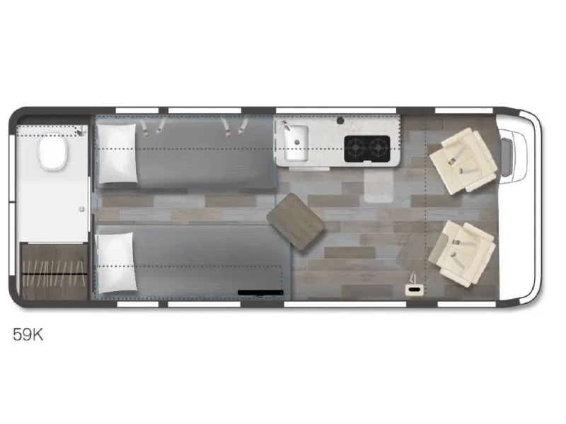 2022 WINNEBAGO TRAVATO 59K