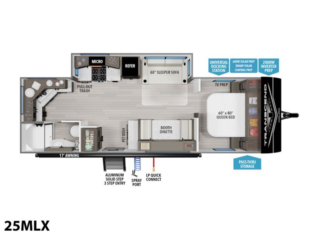 A photo of this 2026 Grand Design Transcend Xplor 25MLX