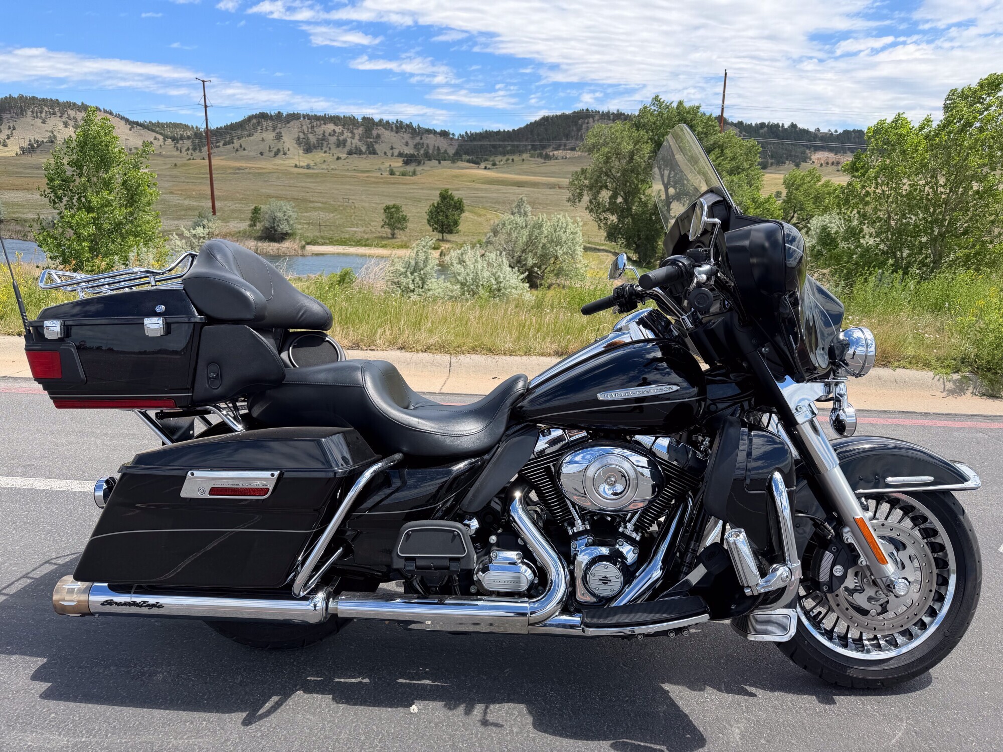 Yellow 2013 Harley-Davidson Electra Glide Motorcycles For Sale