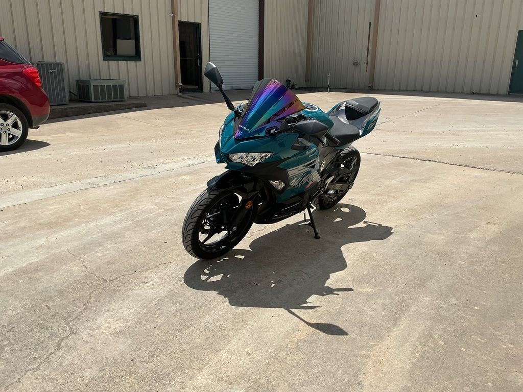 Used 2021 Kawasaki Ninja® Pearl Nightshade Teal/metallic Spark Bl