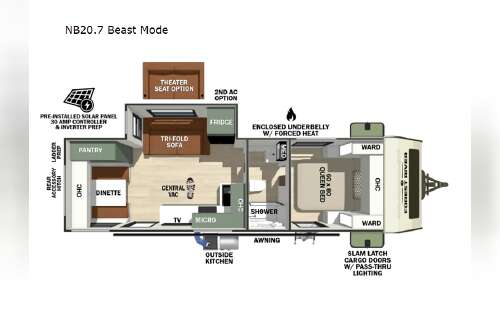 2026 Forest River Rv No Boundaries NB20.7 Beast Mode in lake elsinore CA