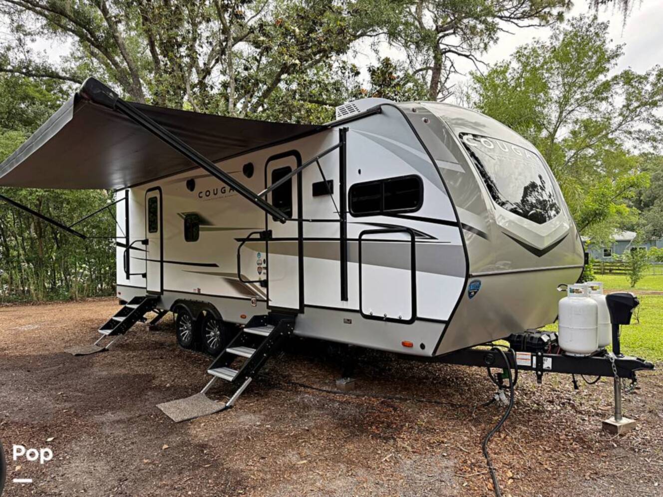 A photo of this 2025 Keystone Cougar 25FKDWE