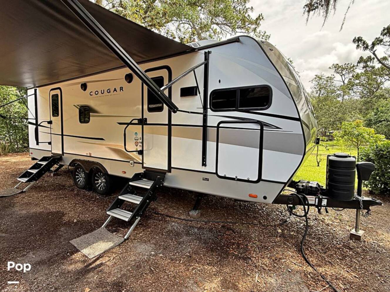 A photo of this 2025 Keystone Cougar 25FKDWE