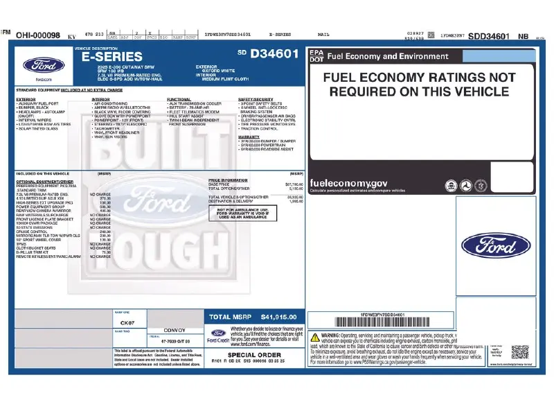 2025 FORD ECONOLINE