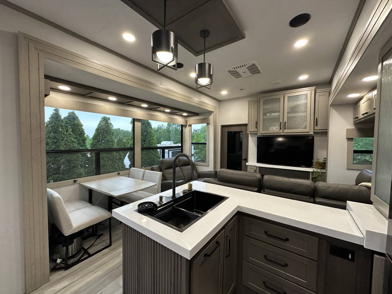 A photo of this 2025 Grand Design MOMENTUM M-CLASS 395MS