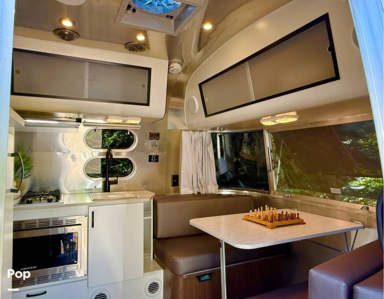A photo of this 2021 Airstream Caravel 19CB