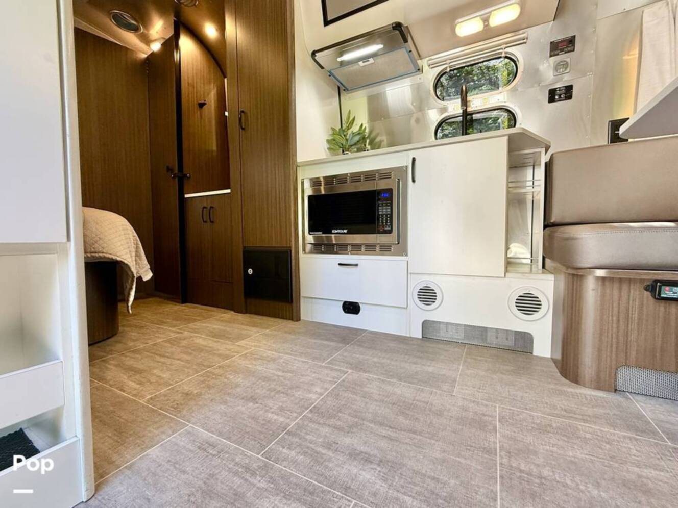 A photo of this 2021 Airstream Caravel 19CB