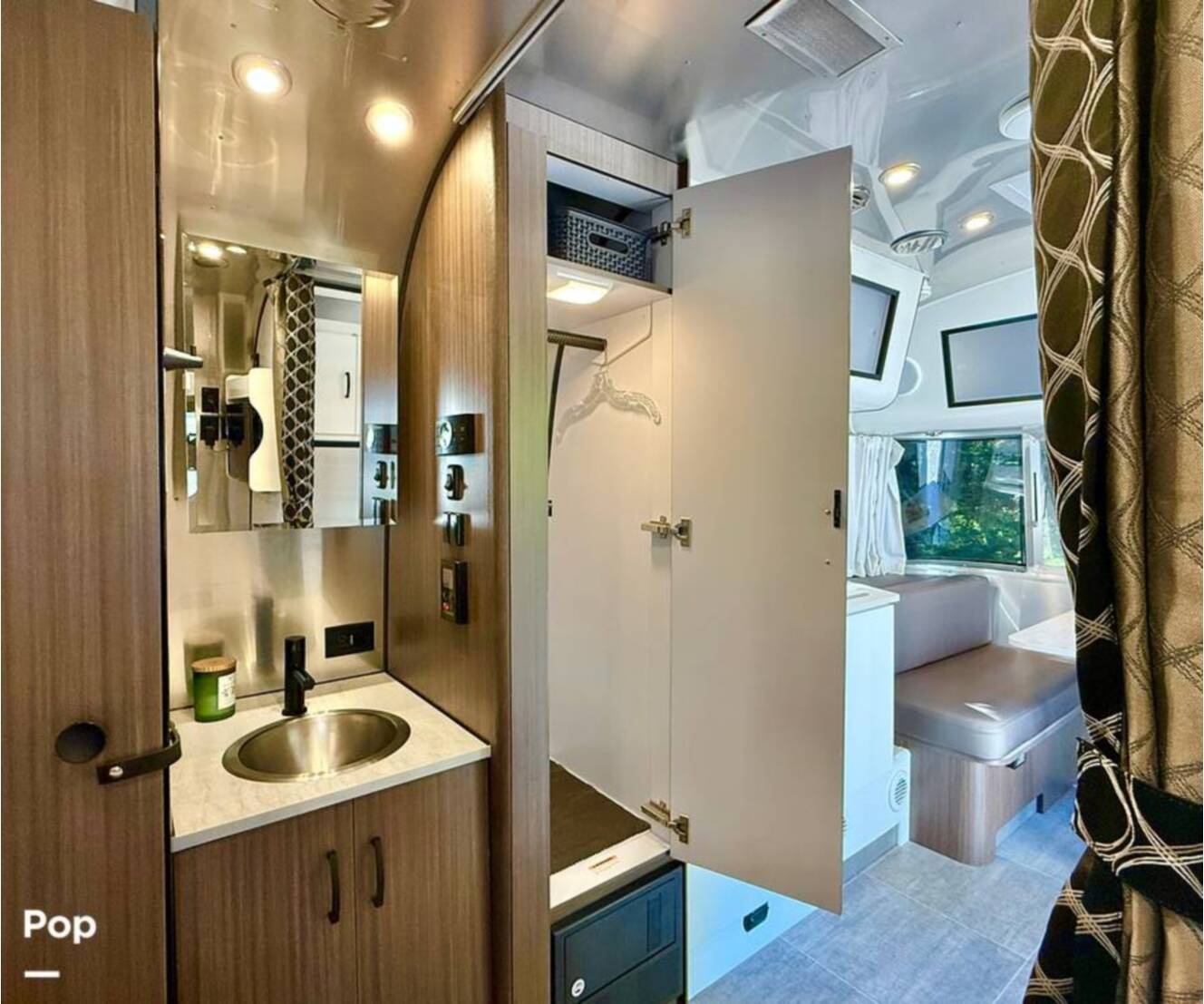 A photo of this 2021 Airstream Caravel 19CB