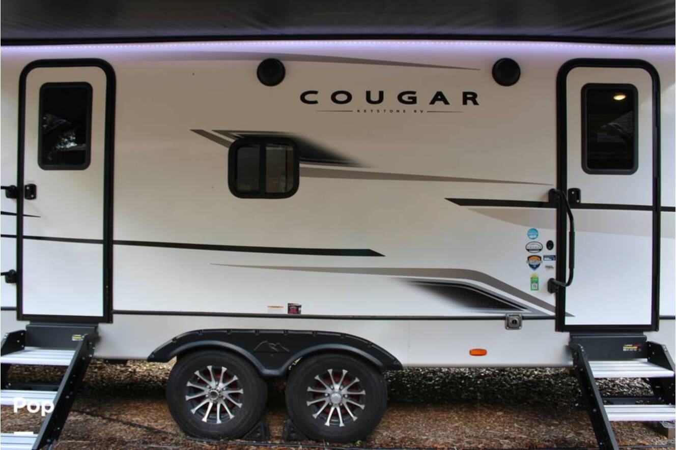 A photo of this 2025 Keystone Cougar 25FKDWE