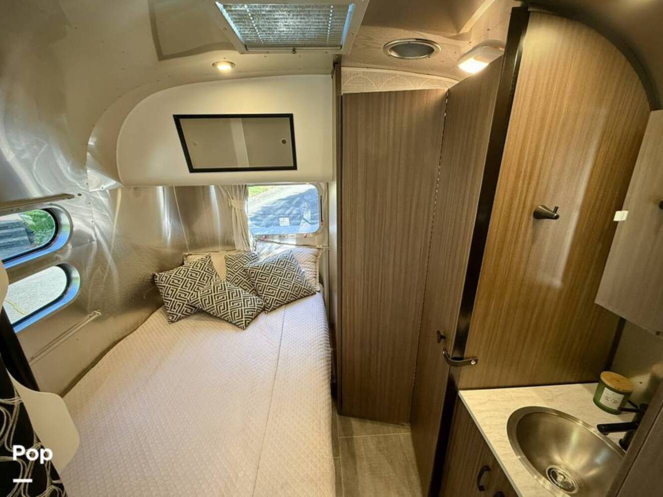 A photo of this 2021 Airstream Caravel 19CB