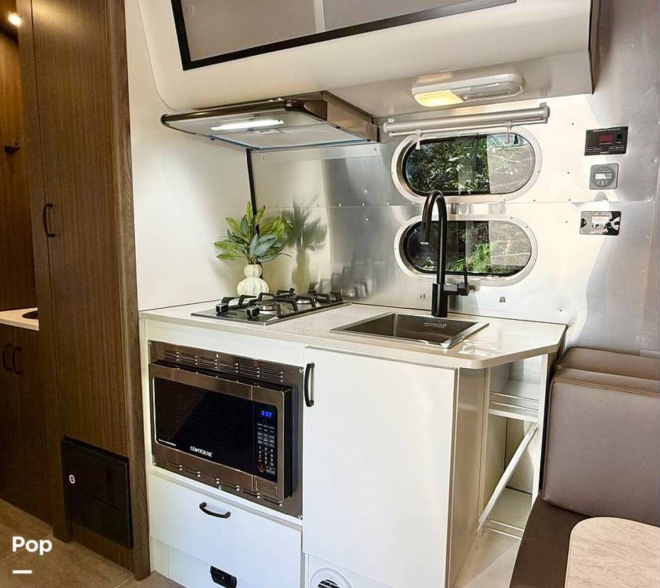 A photo of this 2021 Airstream Caravel 19CB