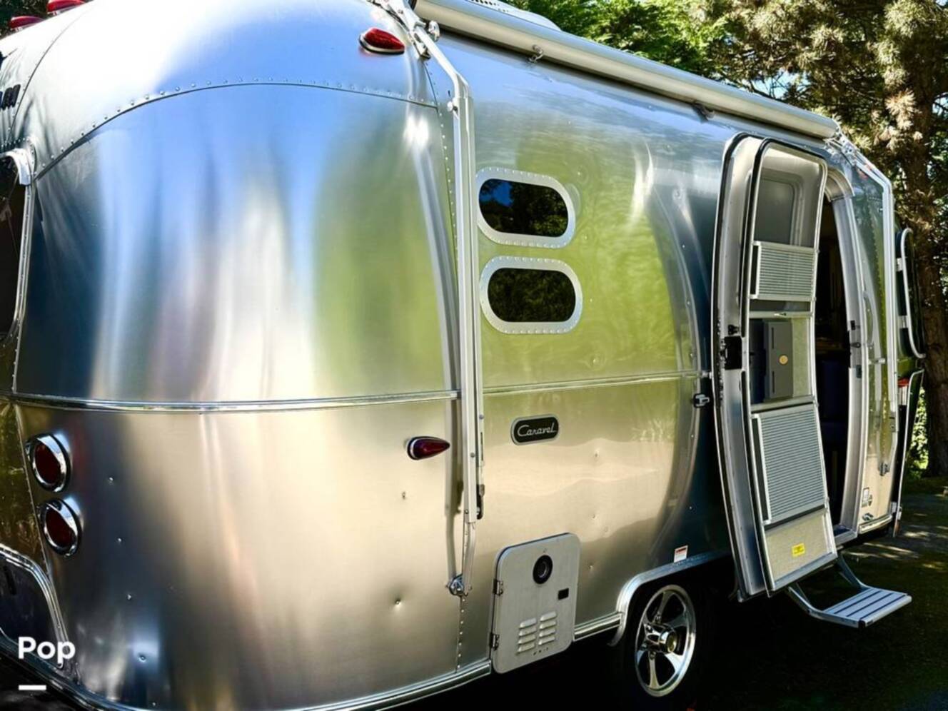 A photo of this 2021 Airstream Caravel 19CB