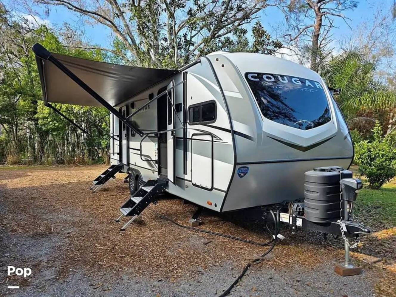A photo of this 2025 Keystone Cougar 25FKDWE