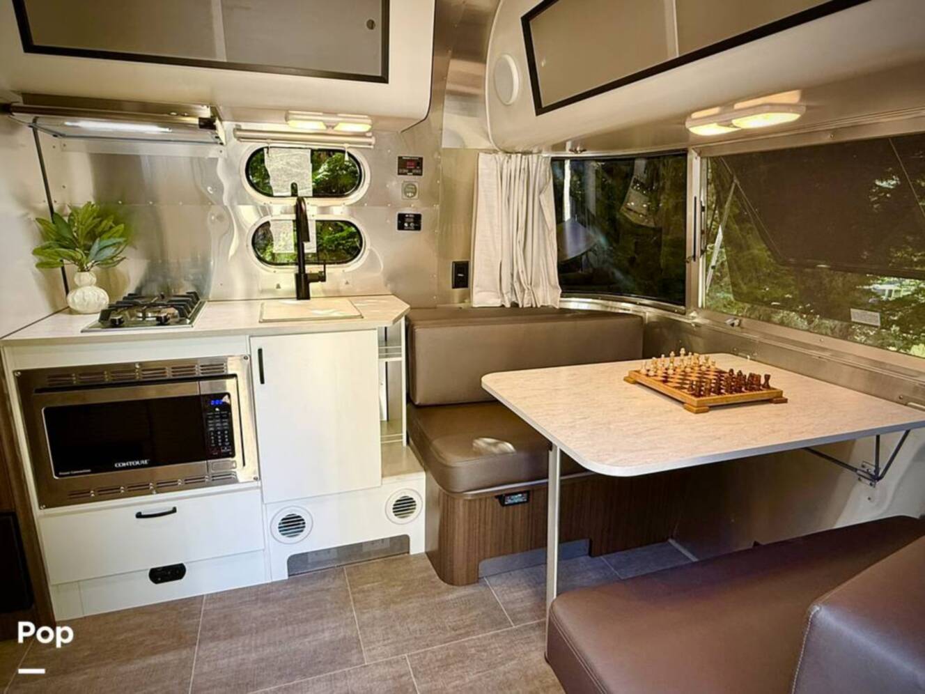 A photo of this 2021 Airstream Caravel 19CB