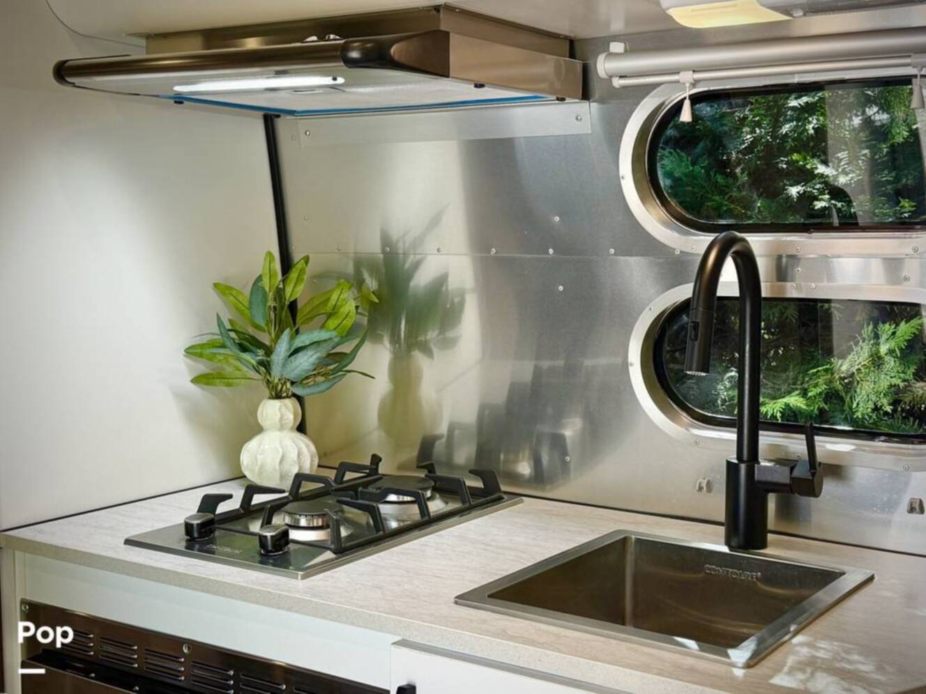 A photo of this 2021 Airstream Caravel 19CB