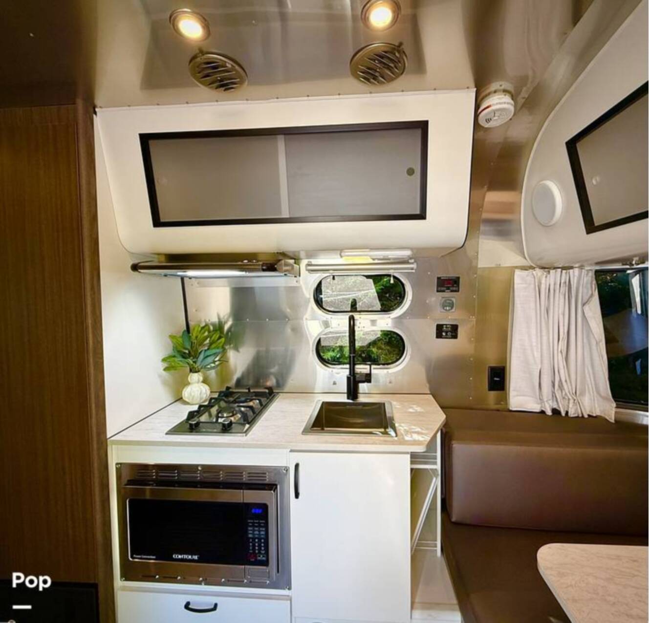 A photo of this 2021 Airstream Caravel 19CB