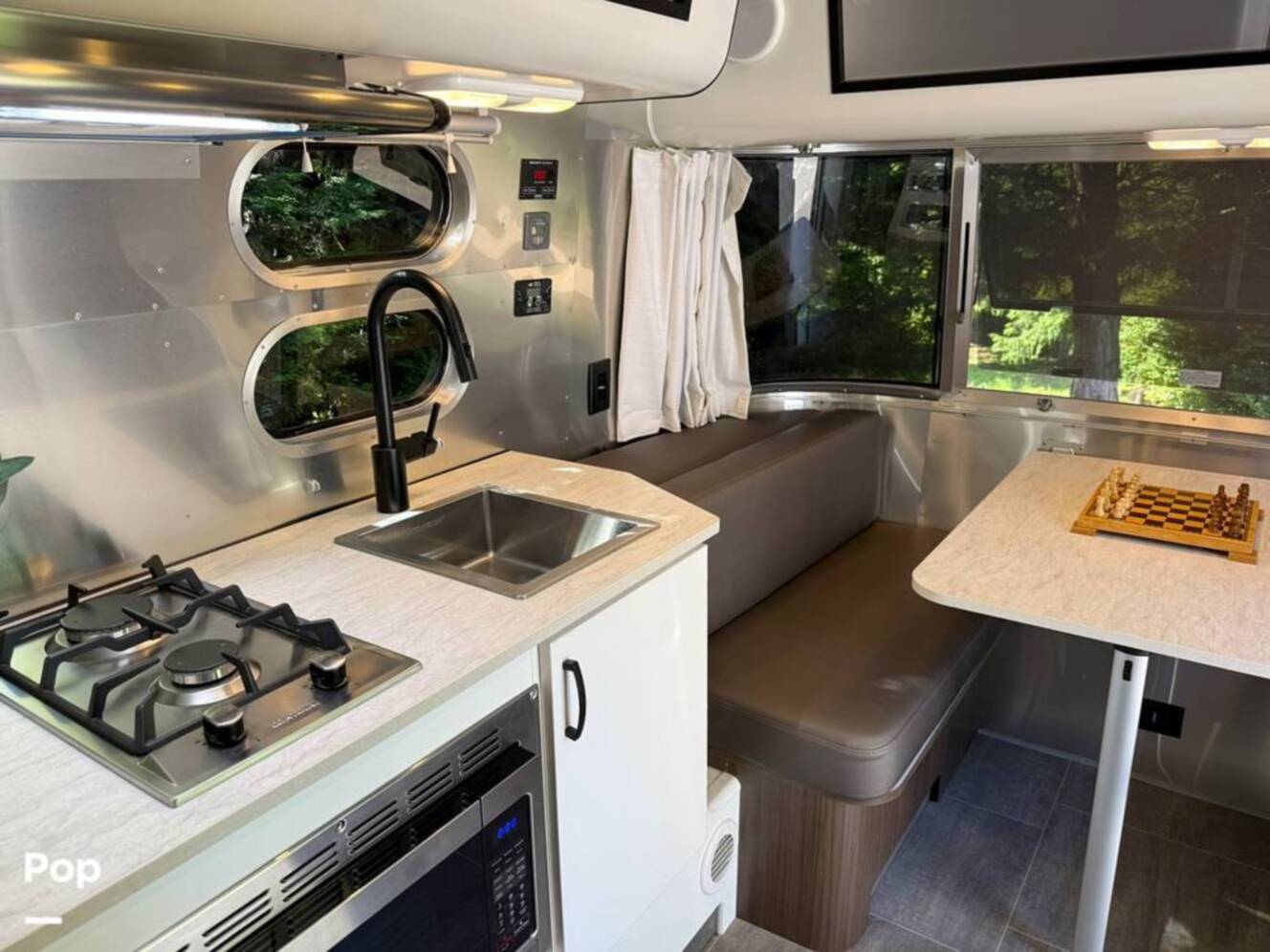 A photo of this 2021 Airstream Caravel 19CB