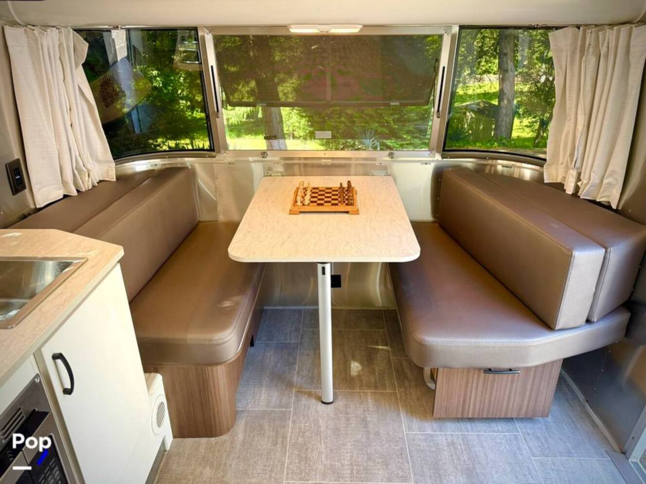 A photo of this 2021 Airstream Caravel 19CB