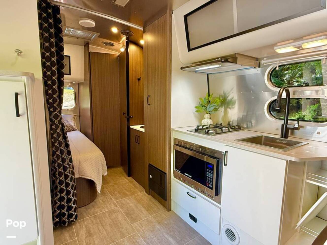 A photo of this 2021 Airstream Caravel 19CB