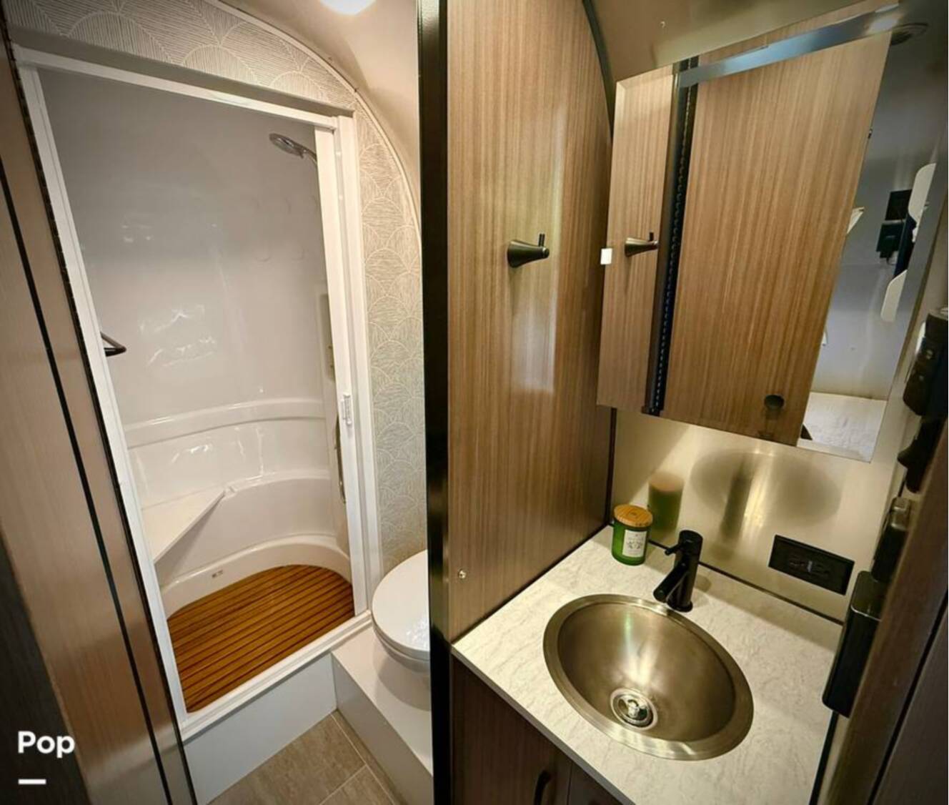 A photo of this 2021 Airstream Caravel 19CB
