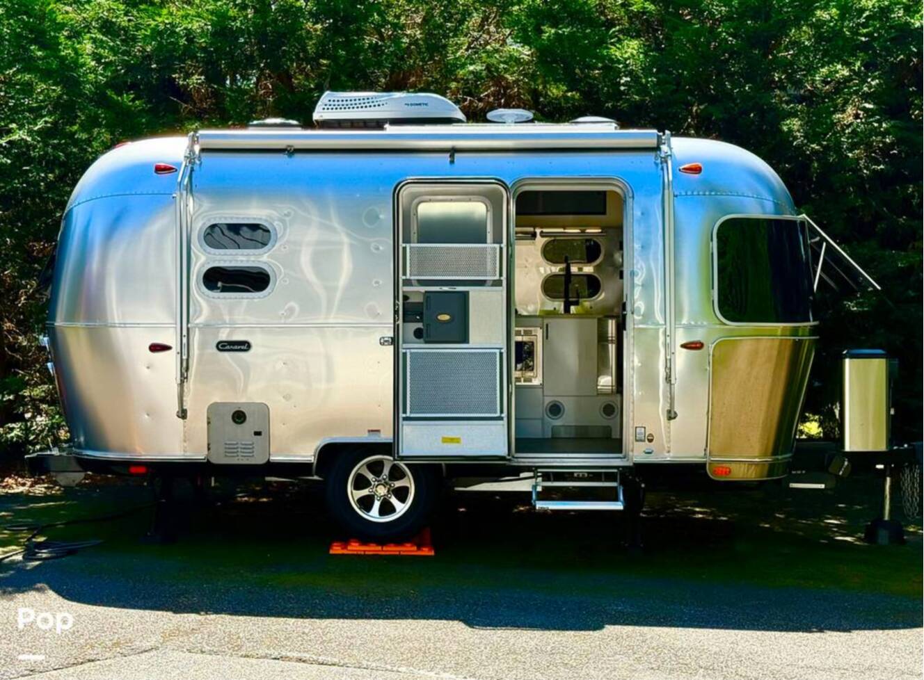 A photo of this 2021 Airstream Caravel 19CB
