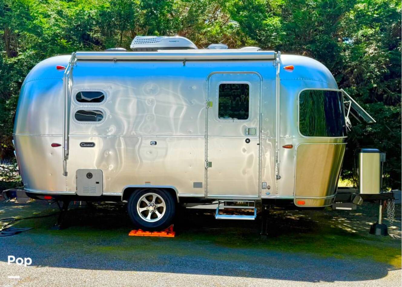 A photo of this 2021 Airstream Caravel 19CB