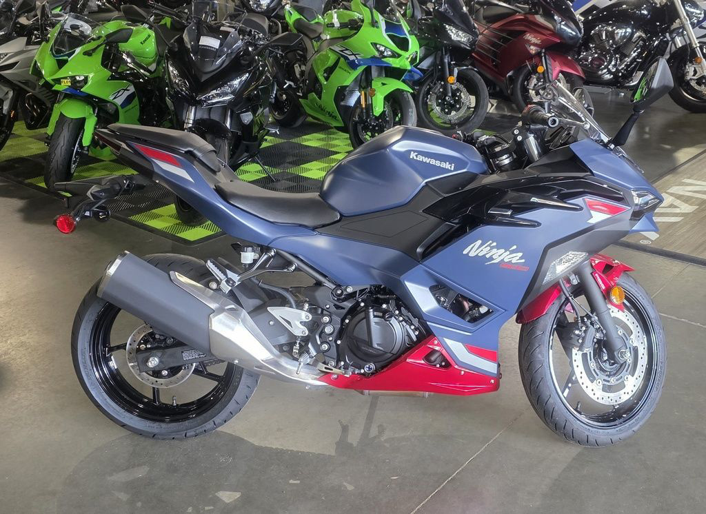 2026 Kawasaki Ninja 500 ABS Metallic Matte Twilight Blue ABS in Ocala, FL