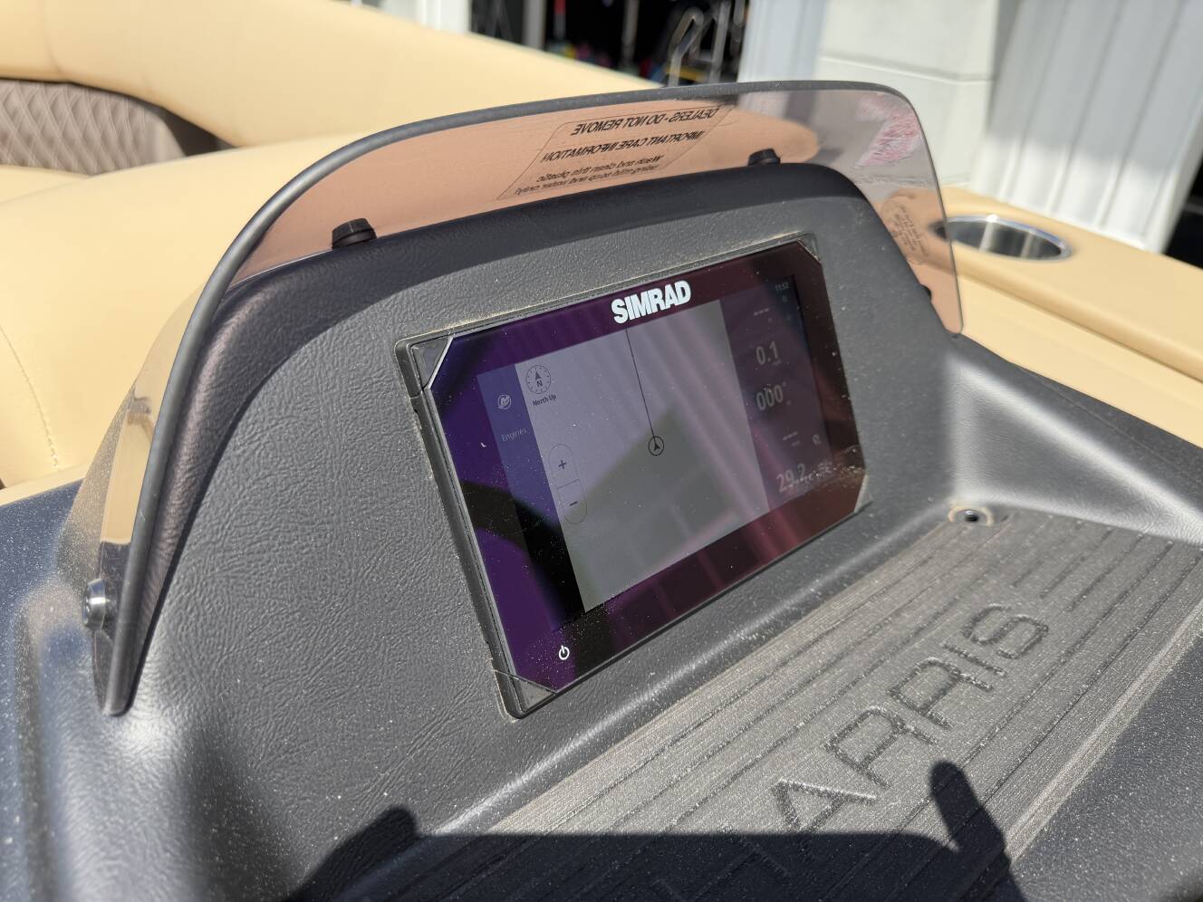 A photo of this 2025 Harris 230 Sunliner