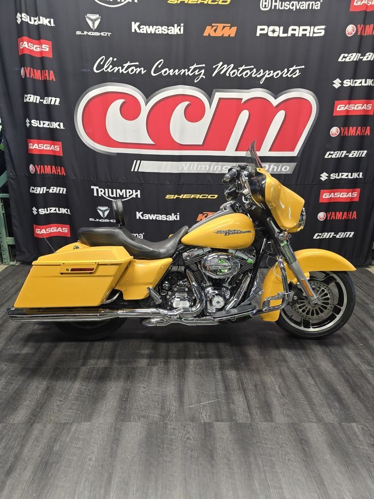 Yellow 2013 Harley-Davidson Street Glide Motorcycles For Sale
