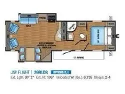 2018 JAYCO JAY FLIGHT 29RLDS