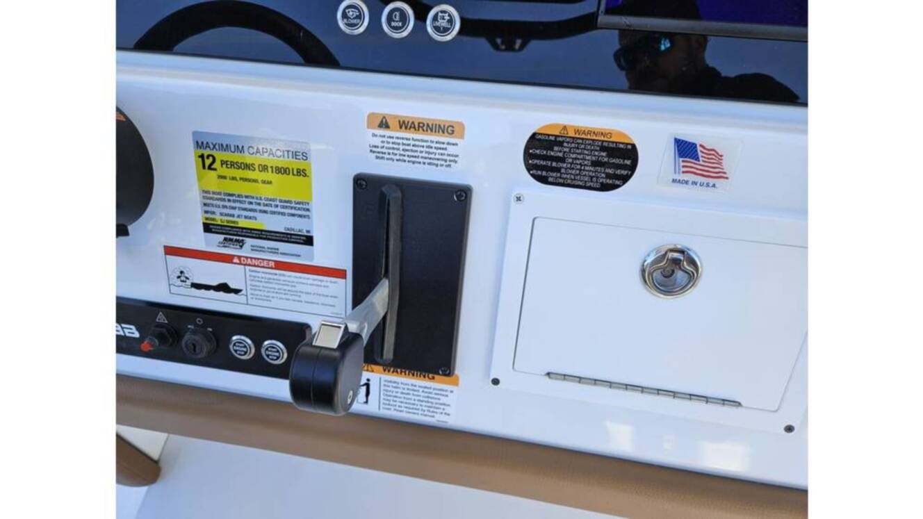 A photo of this 2024 Scarab 235 Open ID