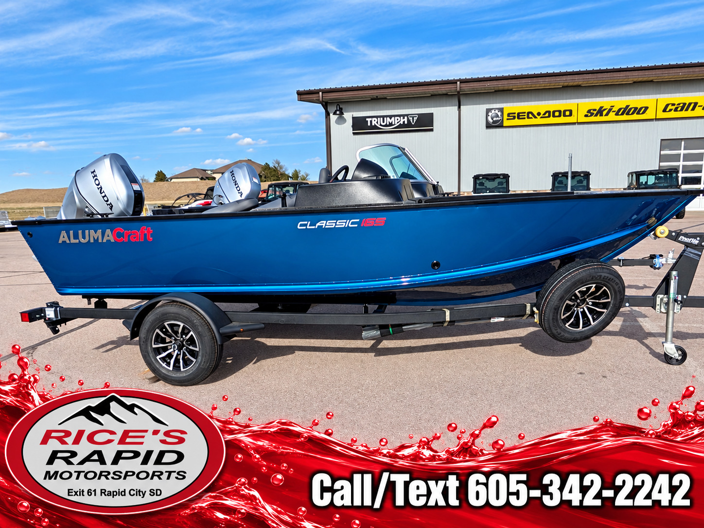 2026 Alumacraft Classic 165 Side Console MV 2072 AW SC in