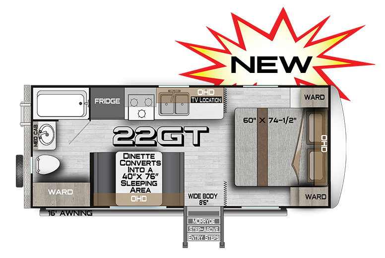 A photo of this 2027 Northwood Arctic Fox NXT 22GT